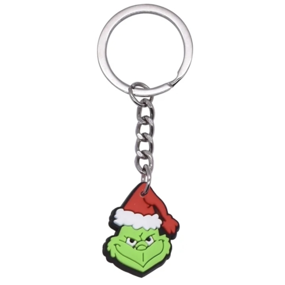 6 Grinch Mini Keychains/Bag Charms